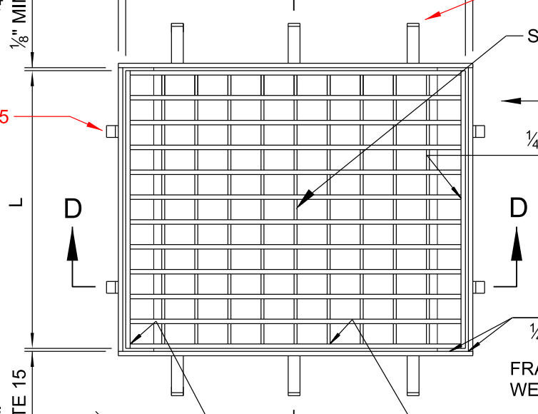 Drop Inlet Type 2 Dimension L reference