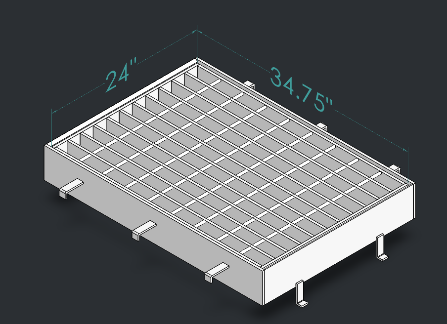Drop Inlet Type 2 18 inch pipe Single grate and frame thumbnail