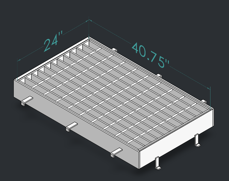 Drop Inlet Type 2 24 inch pipe Single grate and frame thumbnail