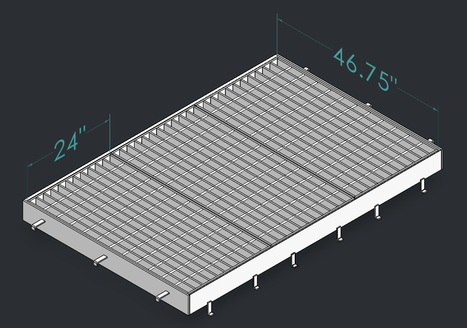 Drop Inlet Type 2 30 inch pipe Triple grate and frame thumbnail