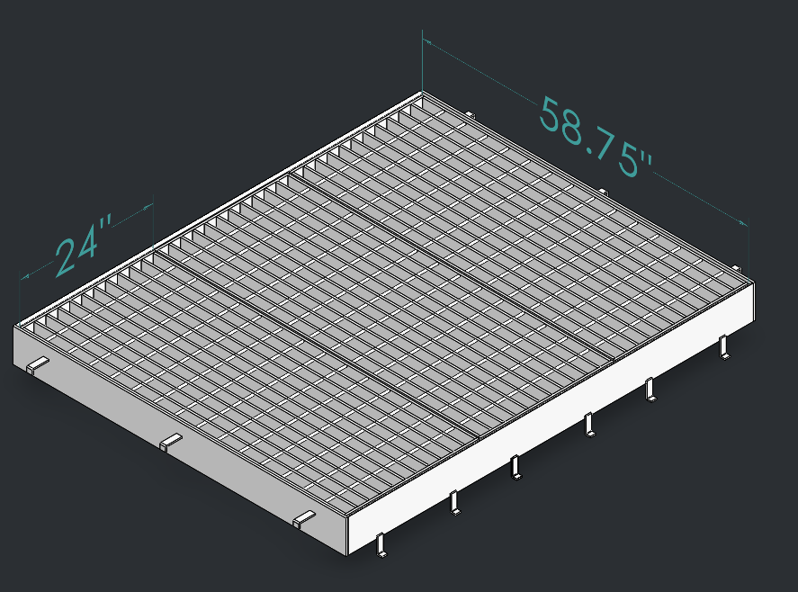 Drop Inlet Type 2 42 inch pipe Triple grate and frame thumbnail