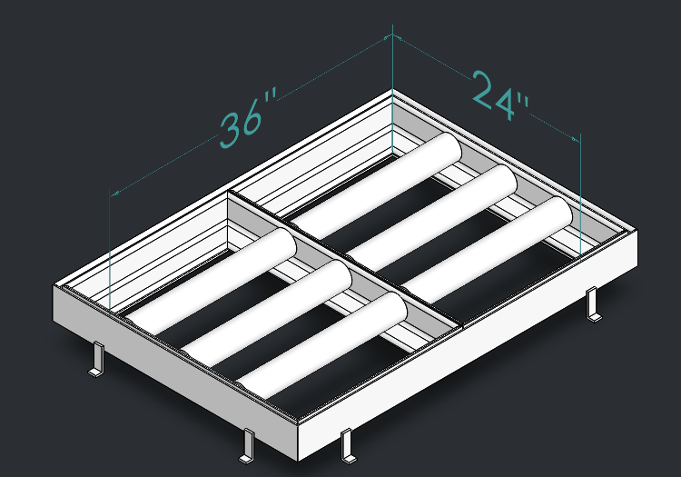 Drop Inlet Type 2A 24 inch pipe grate and frame thumbnail