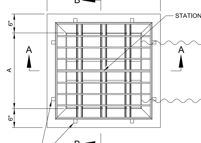 Drop Inlet Type 2B Dimension A reference