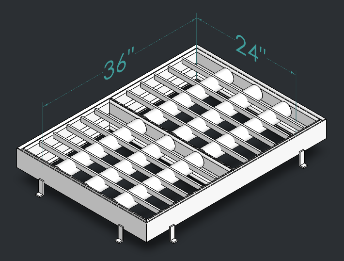 Drop Inlet Type 2B 24 inch pipe grate and frame thumbnail