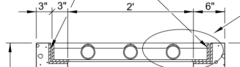 Drop Inlet Type 2B width dimension reference