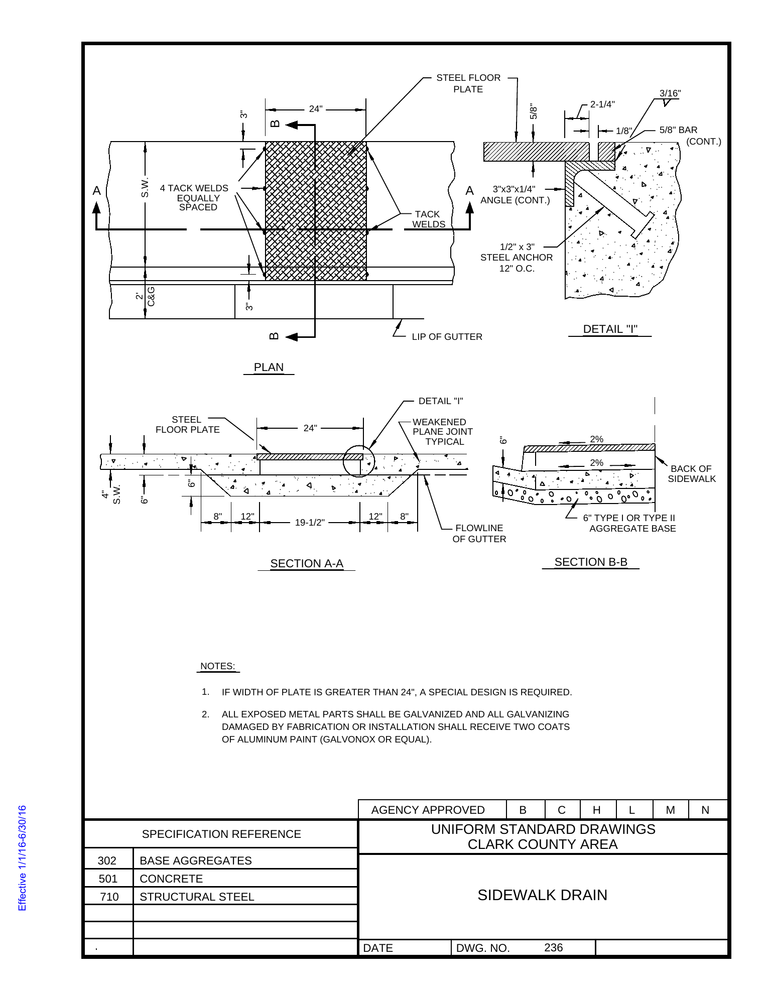 RTC Sidewalk Drain DWG 236 thumbnail