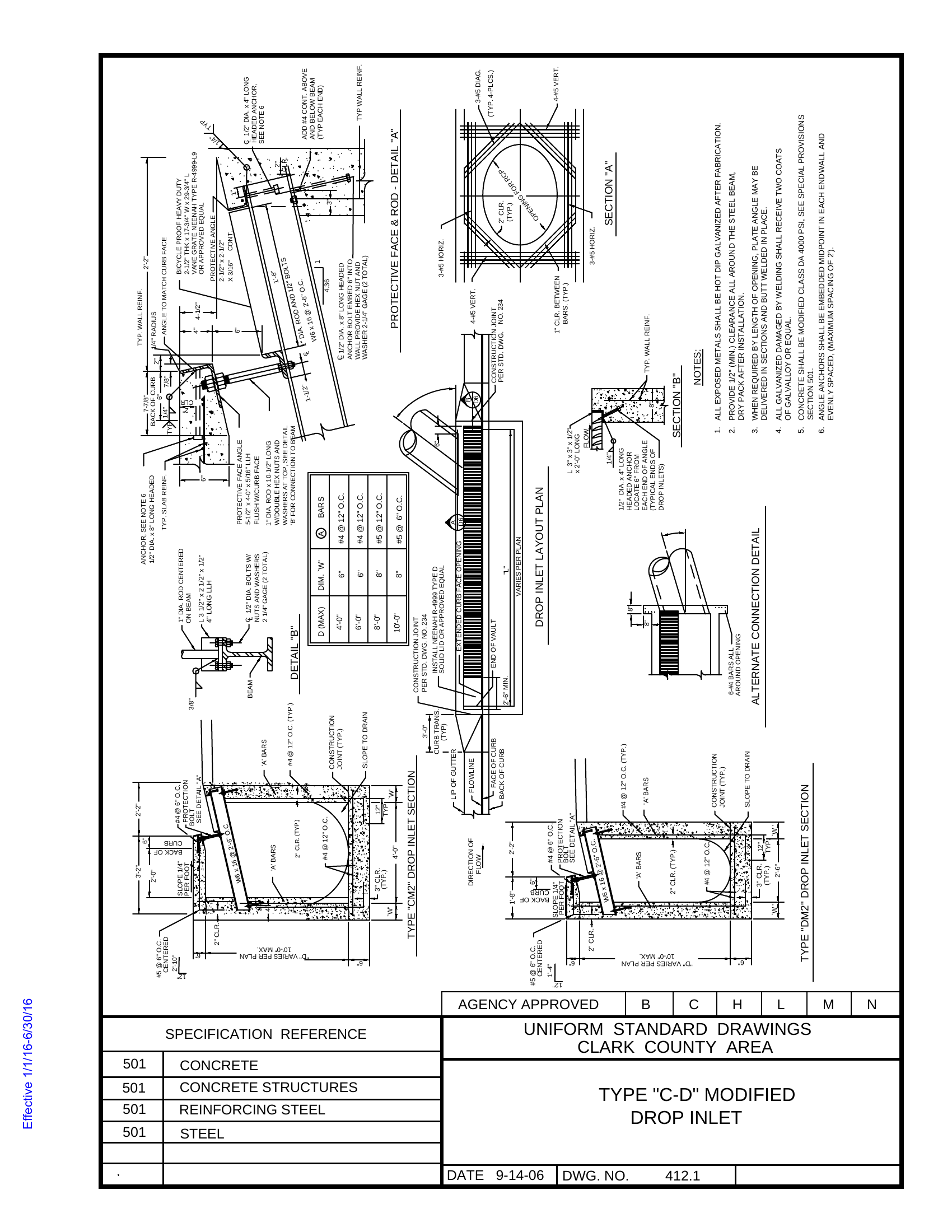 RTC Catalog page 215 TYPE C-D Modified CM2 or DM2 Drop Inlet thumbnail